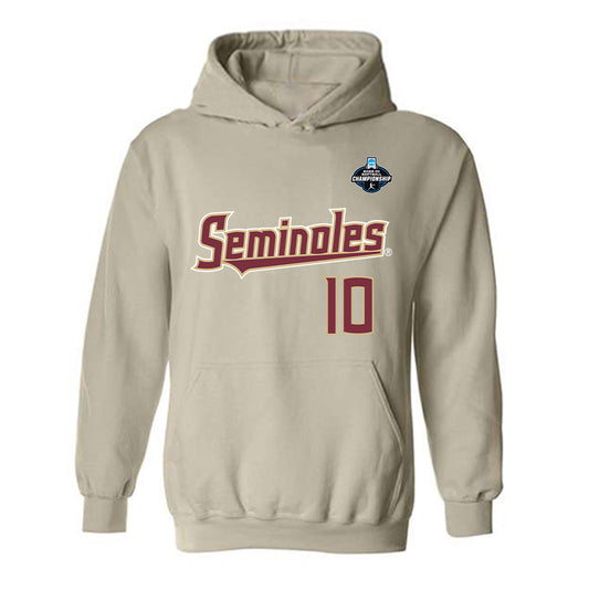 FSU - NCAA Softball : Mimi Gooden - Replica Shersey Hooded Sweatshirt-0
