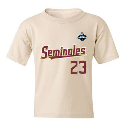 FSU - NCAA Softball : Kennedy Harp - Replica Shersey Youth T-Shirt-0