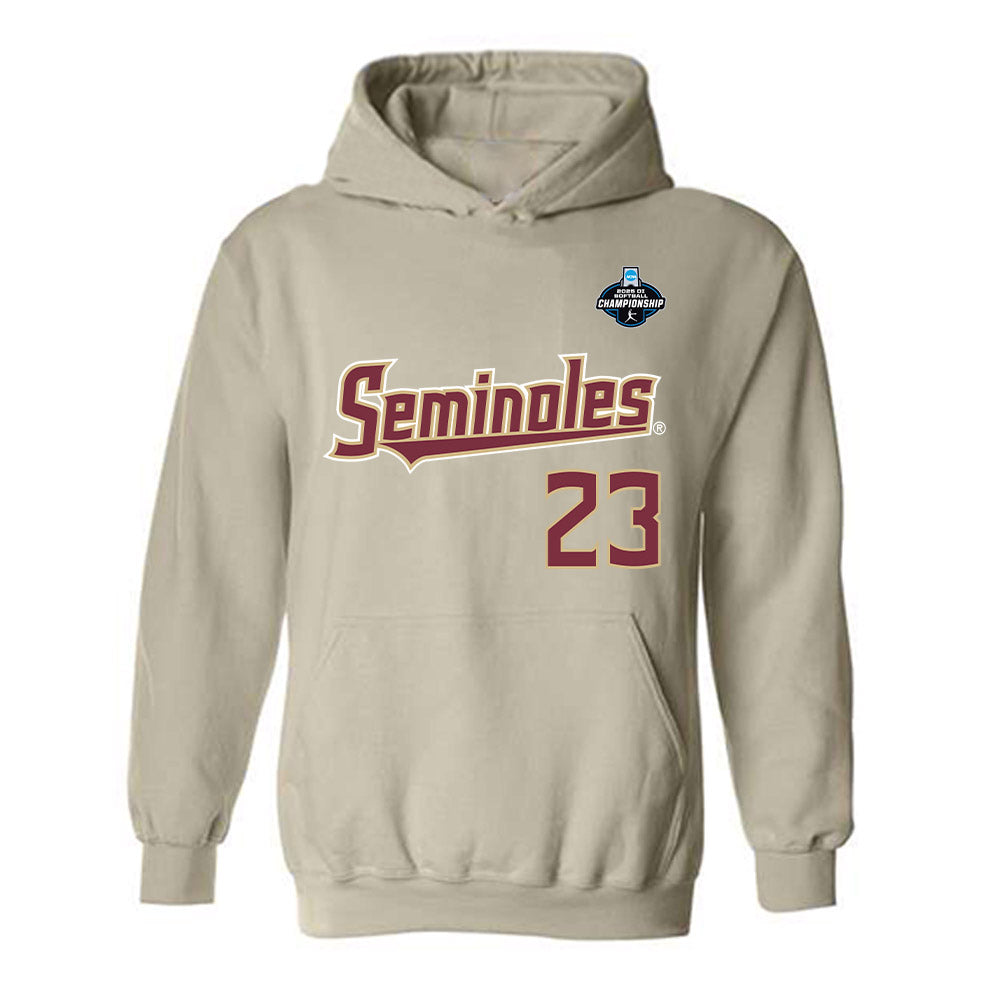 FSU - NCAA Softball : Kennedy Harp - Replica Shersey Hooded Sweatshirt-0