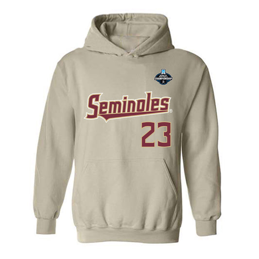 FSU - NCAA Softball : Kennedy Harp - Replica Shersey Hooded Sweatshirt-0