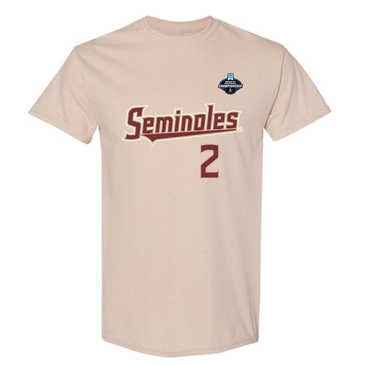 FSU - NCAA Softball : Addie DeLong - Replica Shersey T-Shirt-0