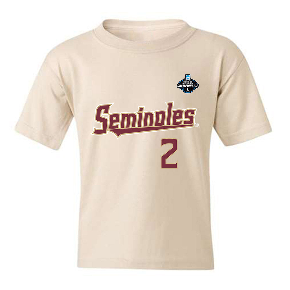 FSU - NCAA Softball : Addie DeLong - Replica Shersey Youth T-Shirt-0