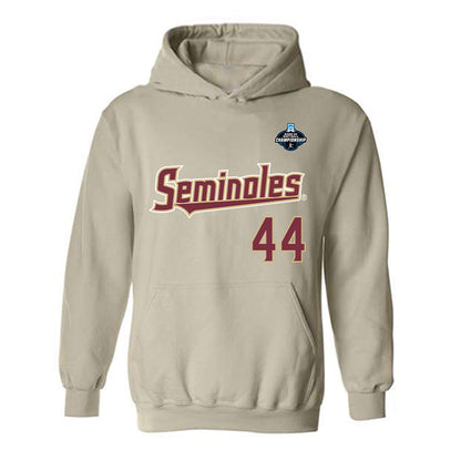 FSU - NCAA Softball : Isabella Ruggiero - Replica Shersey Hooded Sweatshirt-0