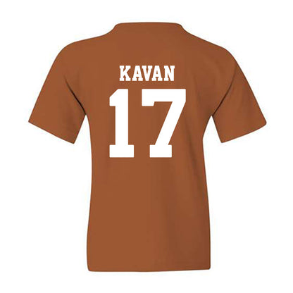 Texas - NCAA Softball : Teagan Kavan - Replica Shersey Youth T-Shirt-1