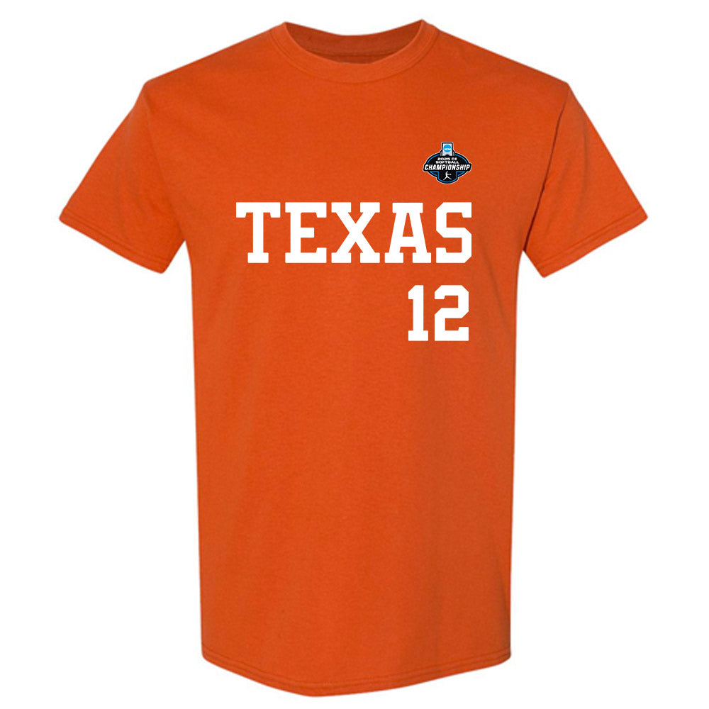 Texas - NCAA Softball : Victoria Hunter - Replica Shersey T-Shirt-0