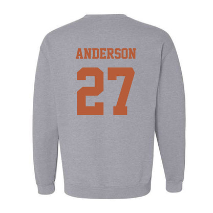 Texas - NCAA Softball : Taylor Anderson - NCAA® Replica Shersey Crewneck Sweatshirt-1