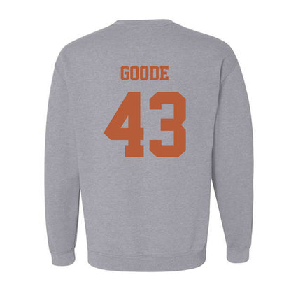 Texas - NCAA Softball : Leighann Goode - Replica Shersey Crewneck Sweatshirt-1