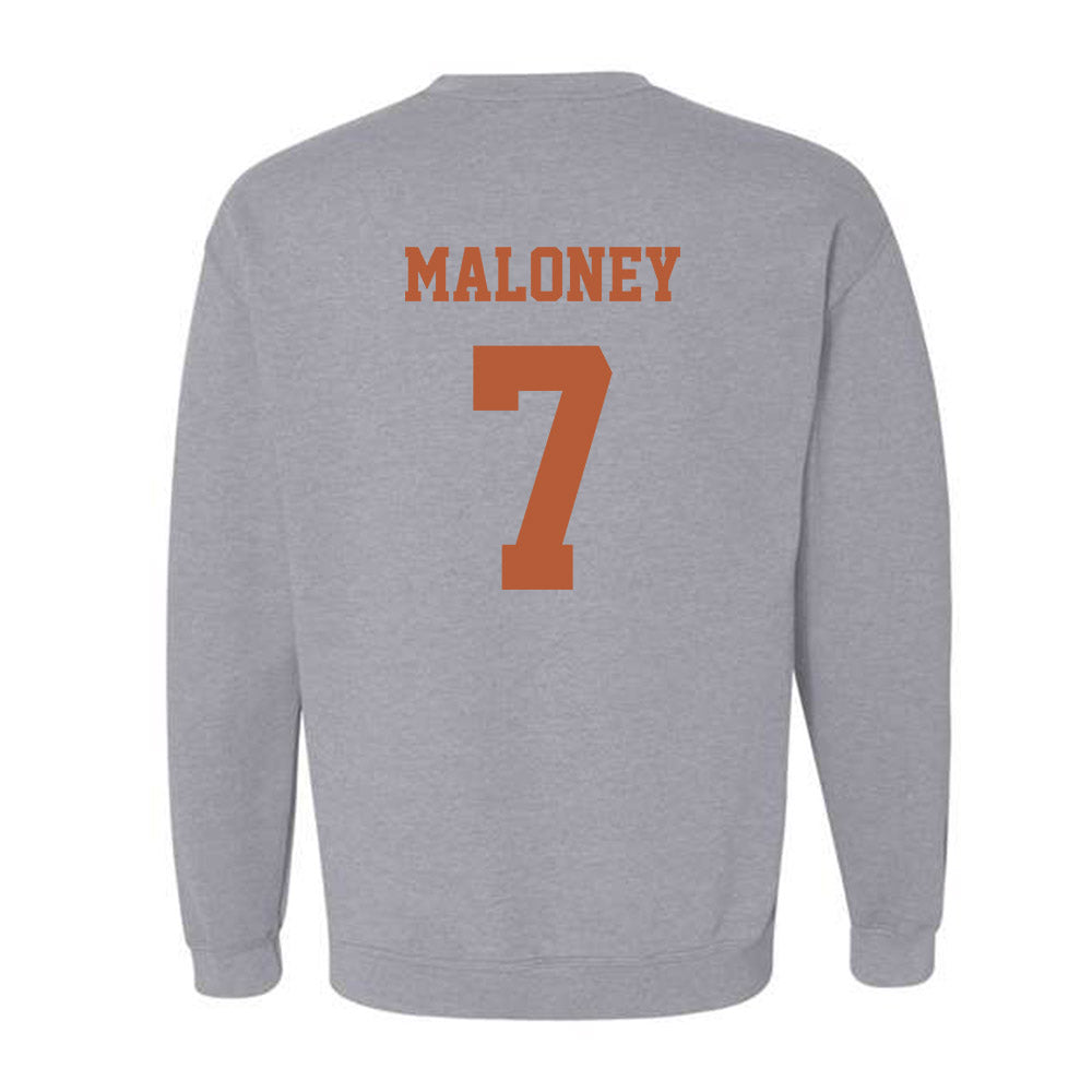 Texas - NCAA Softball : Ashton Maloney - Replica Shersey Crewneck Sweatshirt-1