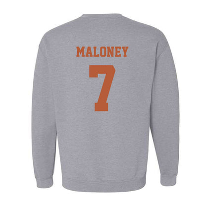 Texas - NCAA Softball : Ashton Maloney - Replica Shersey Crewneck Sweatshirt-1