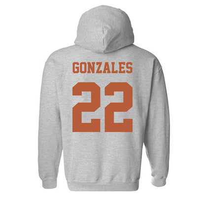 Texas - NCAA Softball : Brenlee Gonzales - NCAA® Replica Shersey Hooded Sweatshirt-1