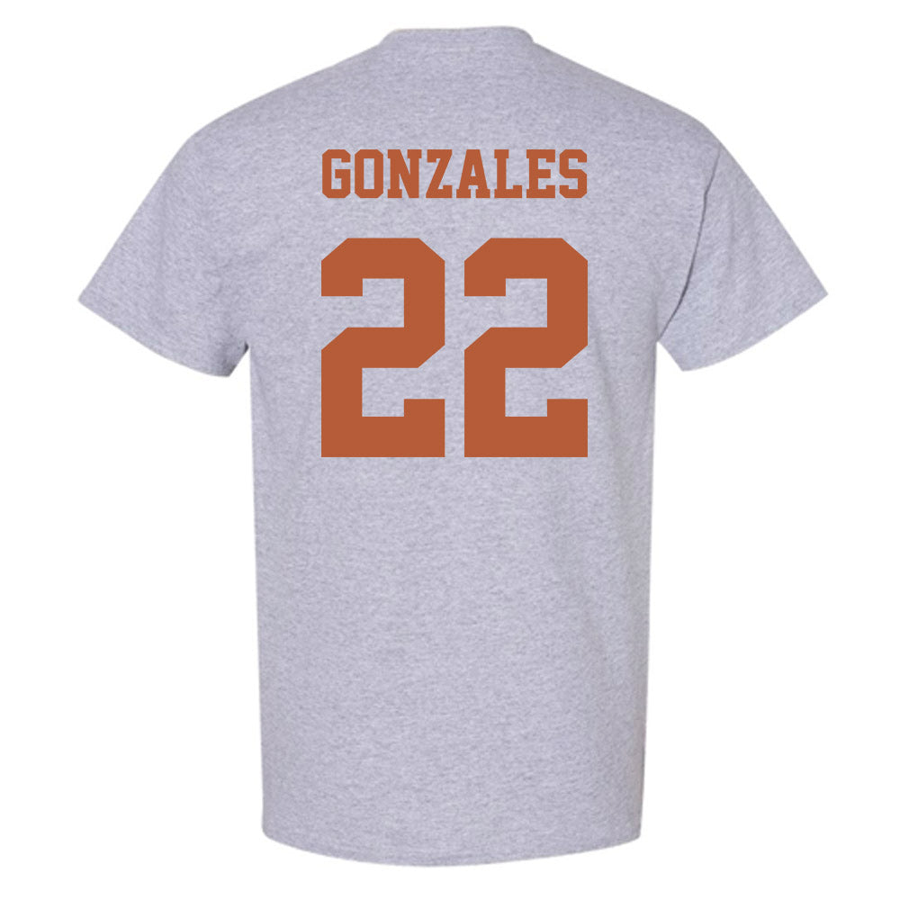 Texas - NCAA Softball : Brenlee Gonzales - NCAA® Replica Shersey T-Shirt-1