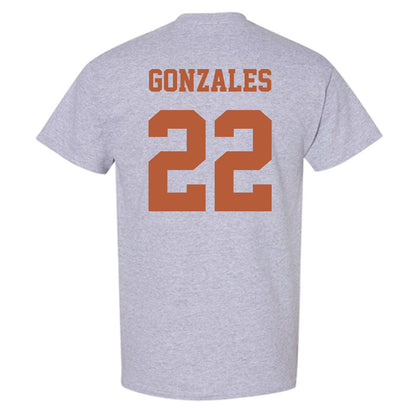 Texas - NCAA Softball : Brenlee Gonzales - NCAA® Replica Shersey T-Shirt-1