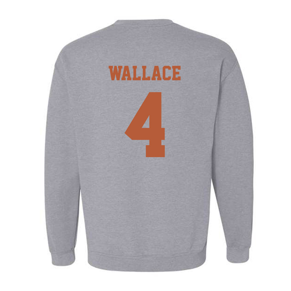 Texas - NCAA Softball : Adayah Wallace - Replica Shersey Crewneck Sweatshirt-1