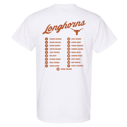 Texas - NCAA Softball : - NCAA® Roster T-Shirt-1