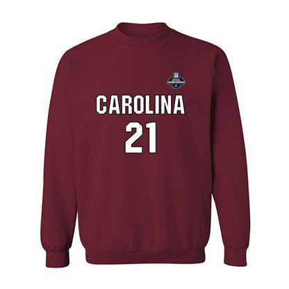 South Carolina - NCAA Softball : Natalie Heath - NCAA® Replica Shersey Crewneck Sweatshirt-0