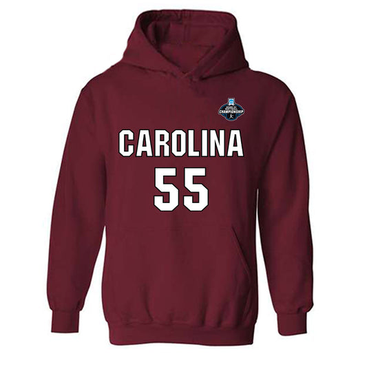 South Carolina - NCAA Softball : Julie Kelley - NCAA® Replica Shersey Hooded Sweatshirt-0