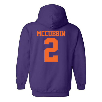 Clemson - NCAA Softball : Brooke McCubbin - NCAA® Replica Shersey Hooded Sweatshirt-1