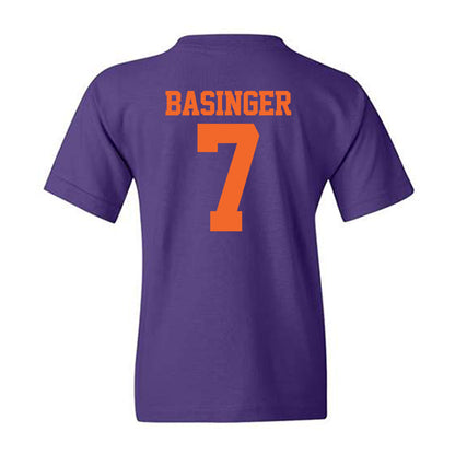 Clemson - NCAA Softball : Reese Basinger - NCAA® Replica Shersey Youth T-Shirt-1