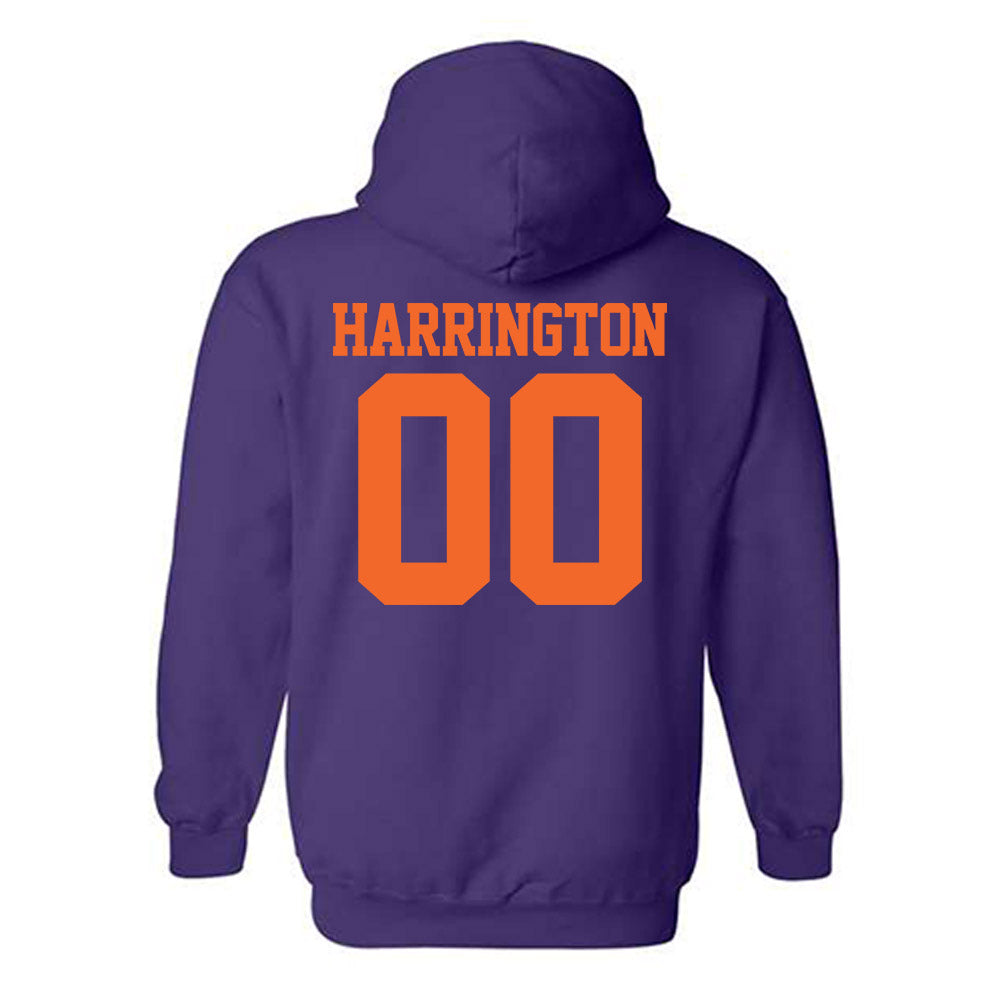 Clemson - NCAA Softball : Mcartney Harrington - NCAA® Replica Shersey Hooded Sweatshirt-1