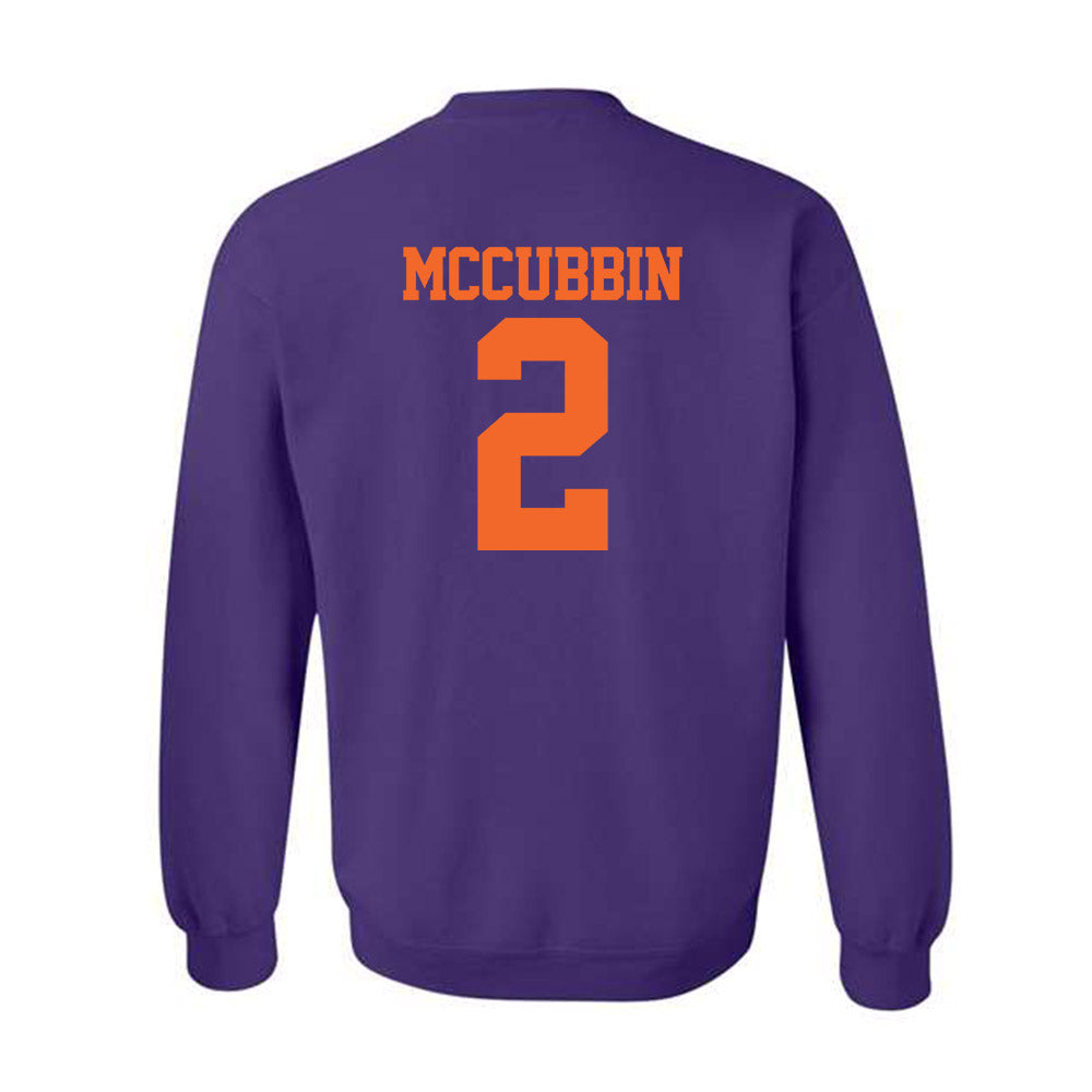 Clemson - NCAA Softball : Brooke McCubbin - NCAA® Replica Shersey Crewneck Sweatshirt-1