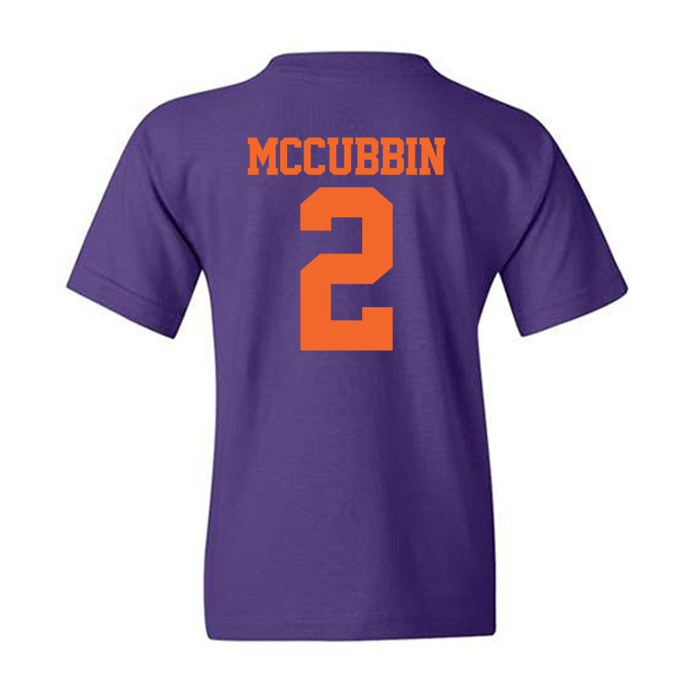 Clemson - NCAA Softball : Brooke McCubbin - NCAA® Replica Shersey Youth T-Shirt-1