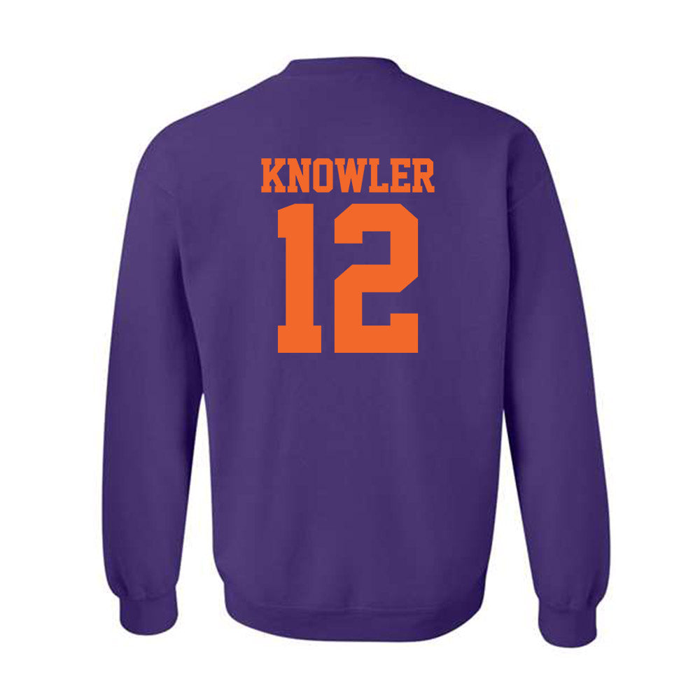 Clemson - NCAA Softball : Julia Knowler - NCAA® Replica Shersey Crewneck Sweatshirt-1
