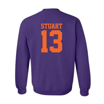 Clemson - NCAA Softball : Abi Stuart - NCAA® Replica Shersey Crewneck Sweatshirt-1