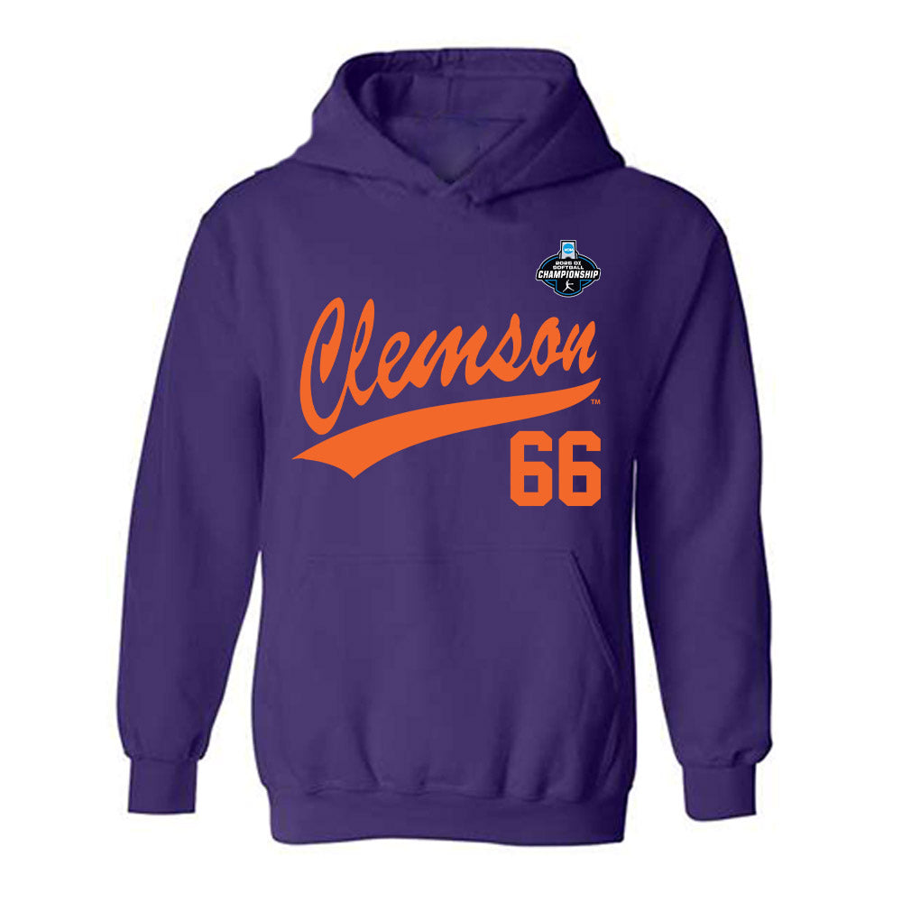 Clemson - NCAA Softball : Sarah Breaux - NCAA® Replica Shersey Hooded Sweatshirt-0