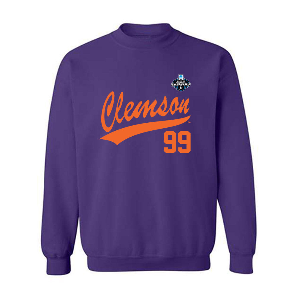 Clemson - NCAA Softball : Corri Hicks - NCAA® Replica Shersey Crewneck Sweatshirt-0