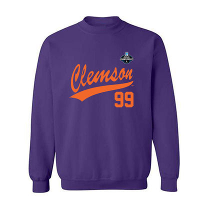 Clemson - NCAA Softball : Corri Hicks - NCAA® Replica Shersey Crewneck Sweatshirt-0