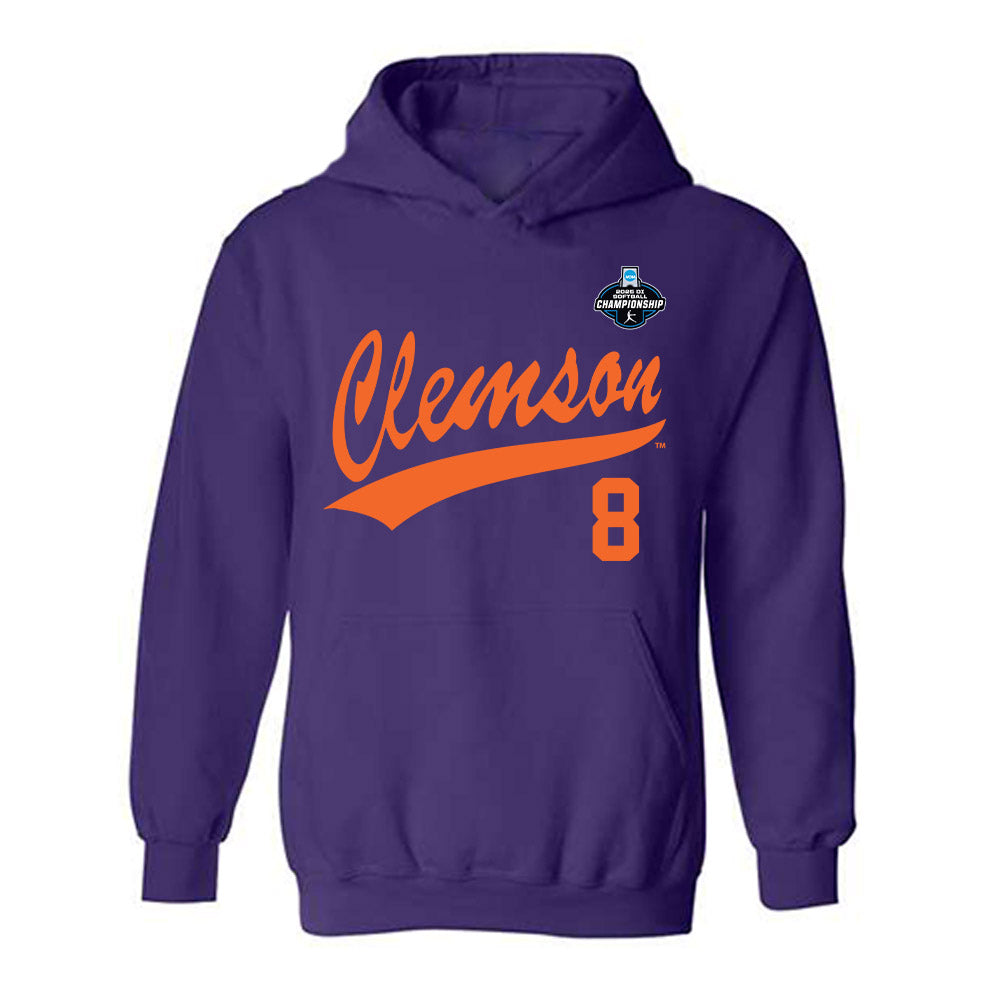 Clemson - NCAA Softball : Madison Lardizabal - NCAA® Replica Shersey Hooded Sweatshirt-0