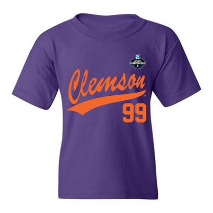 Clemson - NCAA Softball : Corri Hicks - NCAA® Replica Shersey Youth T-Shirt-0