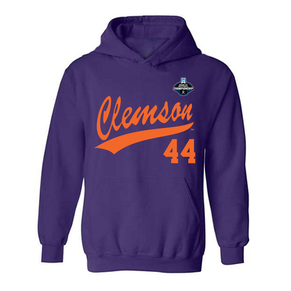 Clemson - NCAA Softball : Olivia Duncan - NCAA® Replica Shersey Hooded Sweatshirt-0