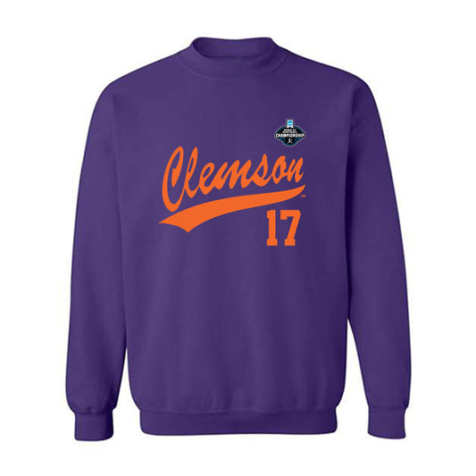 Clemson - NCAA Softball : Ava Wilson - NCAA® Replica Shersey Crewneck Sweatshirt-0