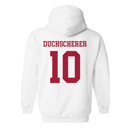 Alabama - NCAA Softball : Abby Duchscherer - NCAA® Replica Shersey Hooded Sweatshirt-1