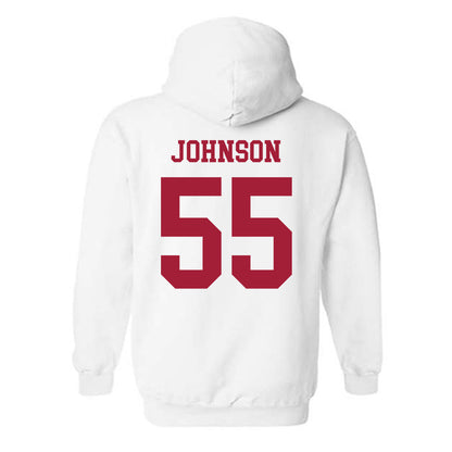 Alabama - NCAA Softball : Alea Johnson - NCAA® Replica Shersey Hooded Sweatshirt-1