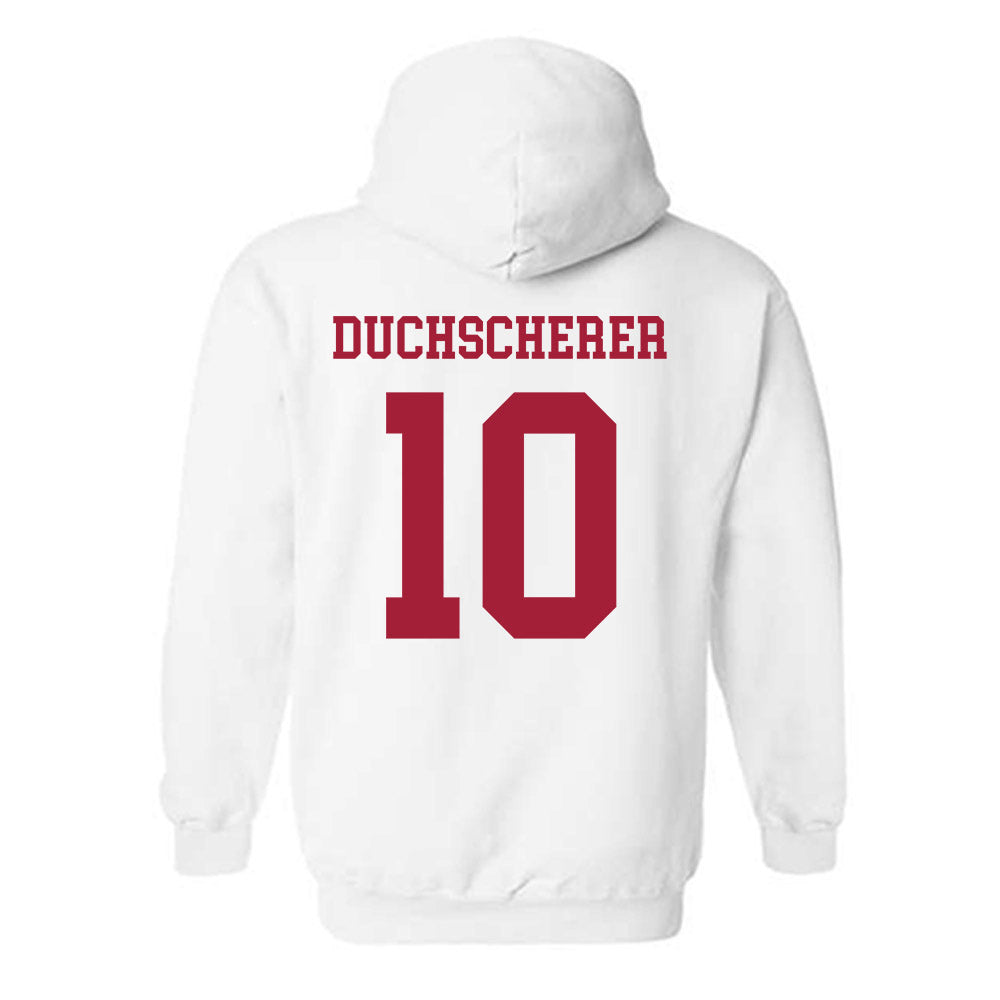 Alabama - NCAA Softball : Abby Duchscherer - NCAA® Replica Shersey Hooded Sweatshirt-1