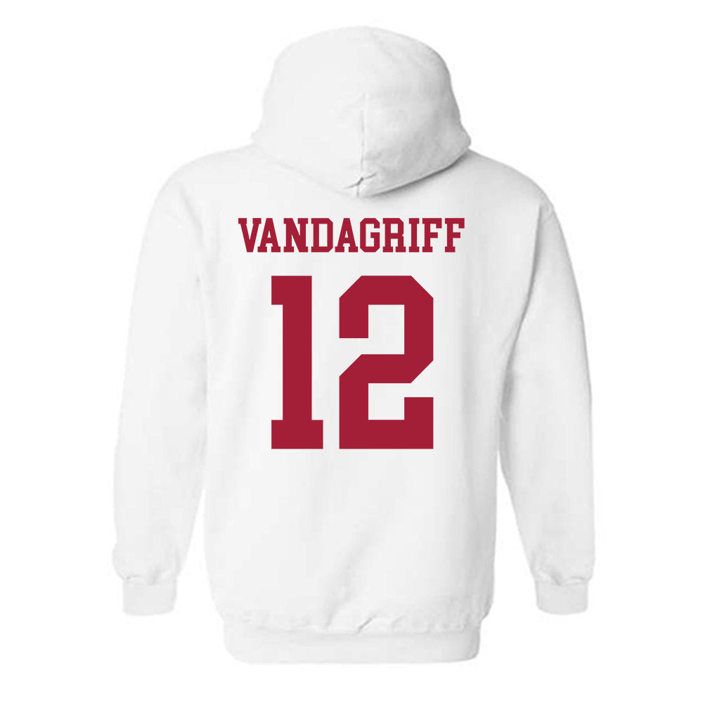 Alabama - NCAA Softball : Audrey Vandagriff - NCAA® Replica Shersey Hooded Sweatshirt-1