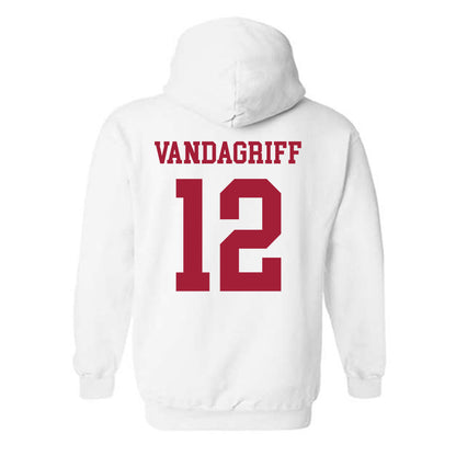 Alabama - NCAA Softball : Audrey Vandagriff - NCAA® Replica Shersey Hooded Sweatshirt-1