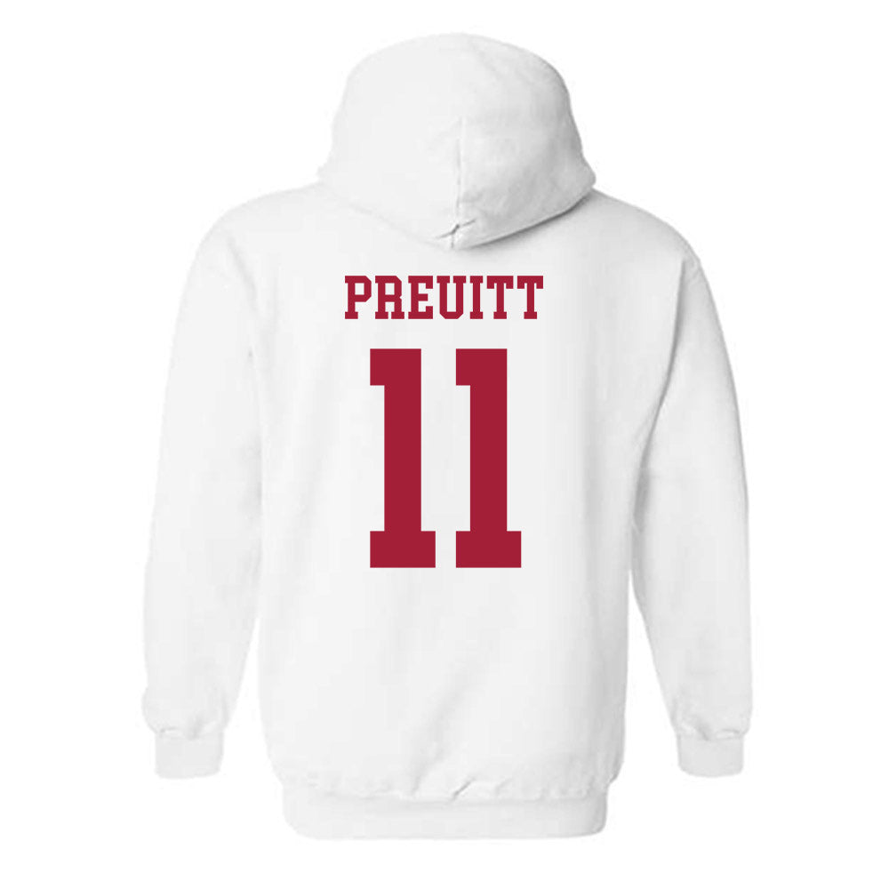 Alabama - NCAA Softball : Larissa Preuitt - NCAA® Replica Shersey Hooded Sweatshirt-1