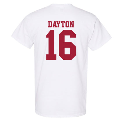 Oklahoma - NCAA Softball : Abigale Dayton - White NCAA® Shersey T-Shirt-1