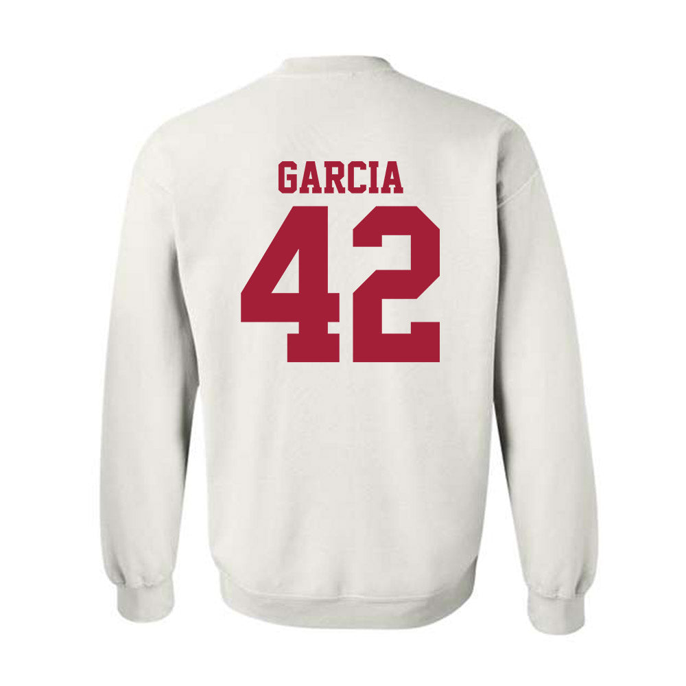 Oklahoma - NCAA Softball : Gabriella Garcia - White NCAA® Shersey Crewneck Sweatshirt-1