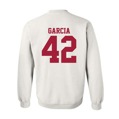 Oklahoma - NCAA Softball : Gabriella Garcia - White NCAA® Shersey Crewneck Sweatshirt-1