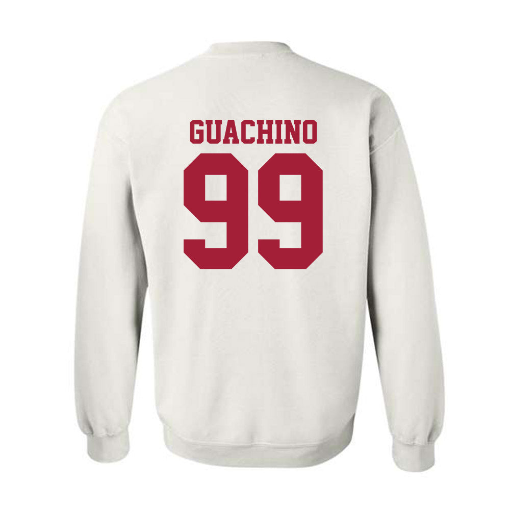 Oklahoma - NCAA Softball : Miali Guachino - White NCAA® Shersey Crewneck Sweatshirt-1
