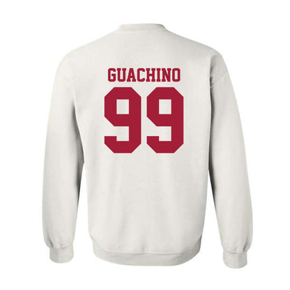 Oklahoma - NCAA Softball : Miali Guachino - White NCAA® Shersey Crewneck Sweatshirt-1