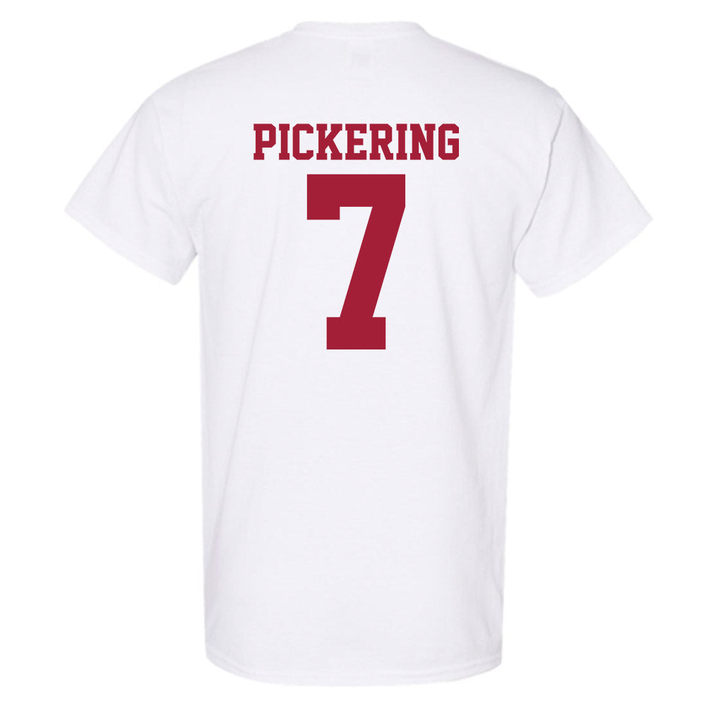 Oklahoma - NCAA Softball : Kasidi Pickering - White NCAA® Shersey T-Shirt-1
