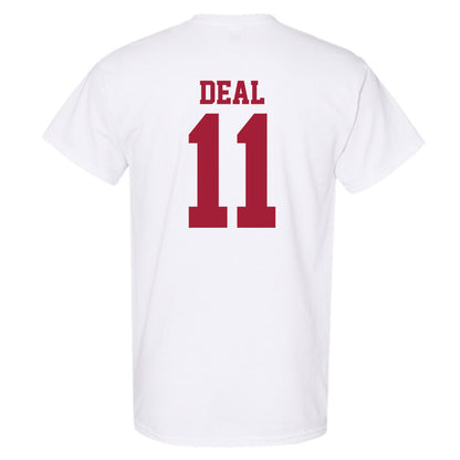 Oklahoma - NCAA Softball : Kierston Deal - White NCAA® Shersey T-Shirt-1