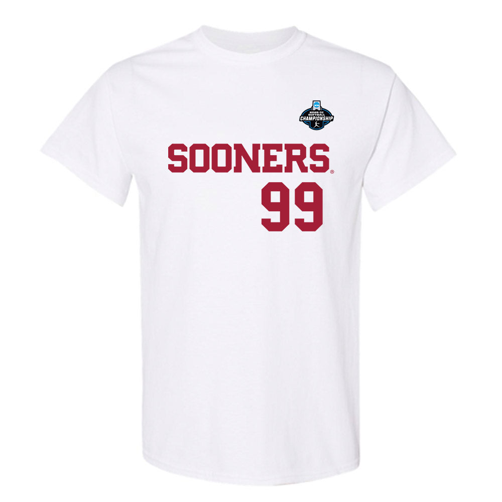 Oklahoma - NCAA Softball : Miali Guachino - White NCAA® Shersey T-Shirt-0
