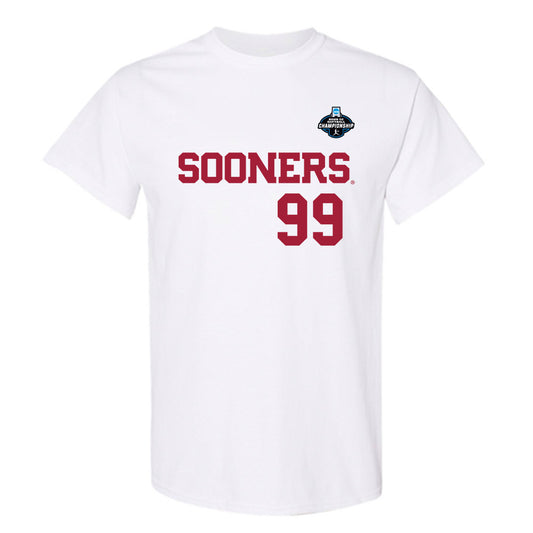 Oklahoma - NCAA Softball : Miali Guachino - White NCAA® Shersey T-Shirt-0