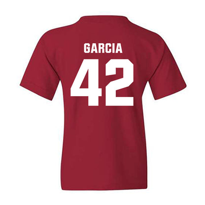 Oklahoma - NCAA Softball : Gabriella Garcia - Cardinal NCAA® Shersey Youth T-Shirt-1